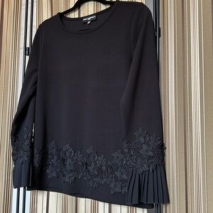 Karl Lagerfeld lace detail top